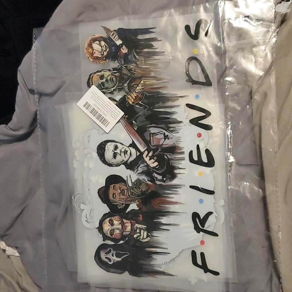 Brand new horror heat Transfer Vinyl stickers